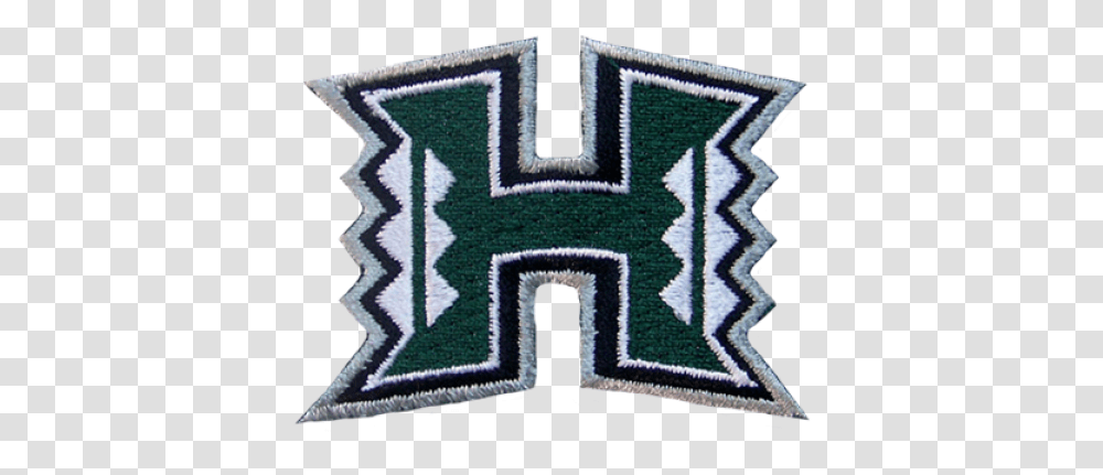 H Logo Embroidery Patch Mascot University Of Hawaii, Rug Transparent Png