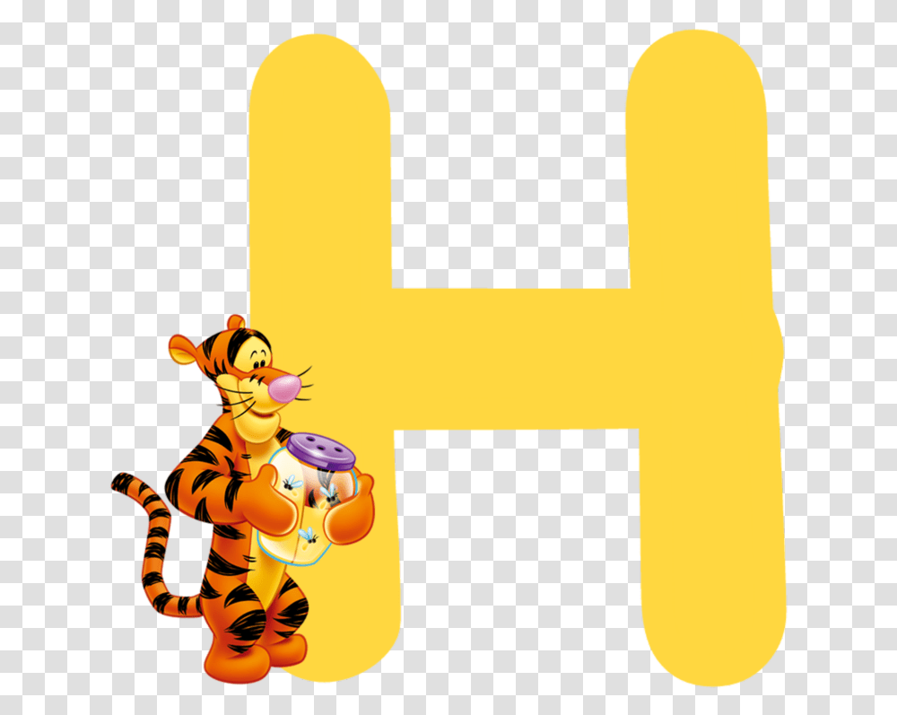 H Tigger Winnie The Pooh, Alphabet, Label Transparent Png