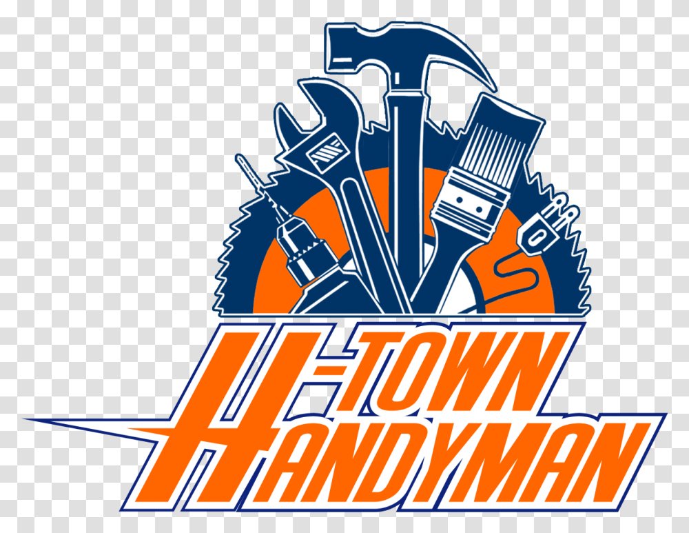 H Town Handyman Logo Handyman Services In Houston Graphic Design, Advertisement Transparent Png