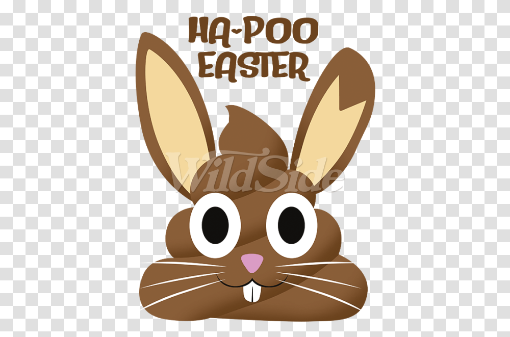 Ha Easter Emoji Bunny T Shirt, Animal, Wildlife, Mammal, Deer Transparent Png