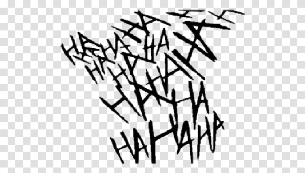 Ha Ha Ha Ha Joker Download Joker Hahaha, Stencil, Alphabet, Spider Web Transparent Png