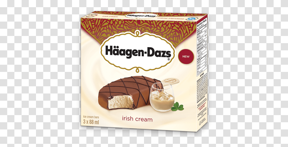 Haagen Dazs Ice Cream Bar Vanilla Milk Chocolate, Dessert, Food, Plant, Fudge Transparent Png