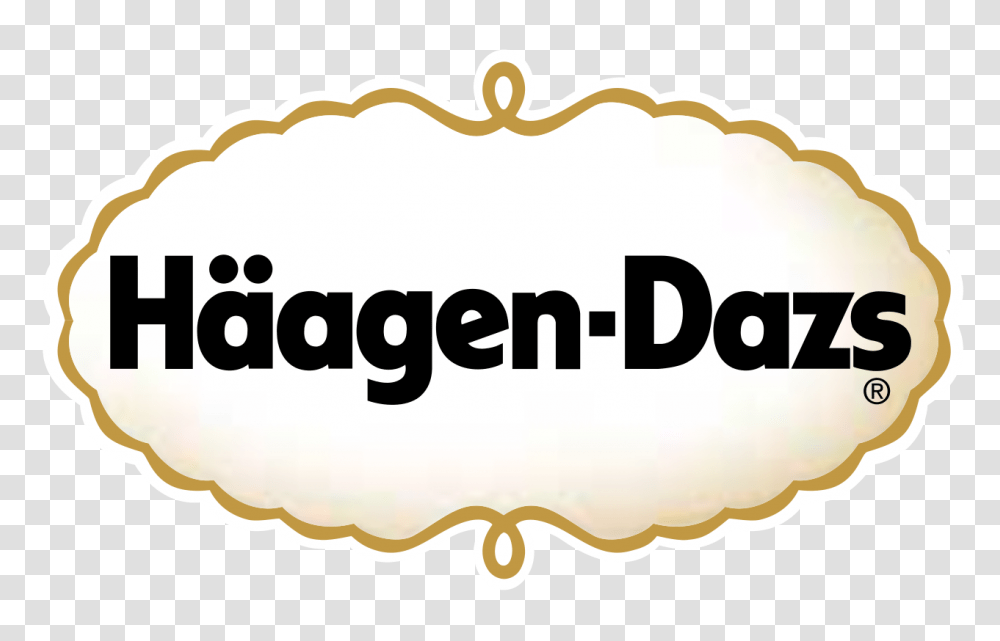 Haagen Dazs Ice Cream Haagen Dazs Brand Logo, Label, Text, Food, Cake Transparent Png