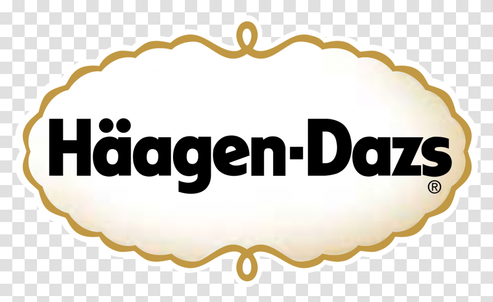 Haagen Dazs Ice Cream Logo, Pillow, Cushion, Food, Dessert Transparent Png