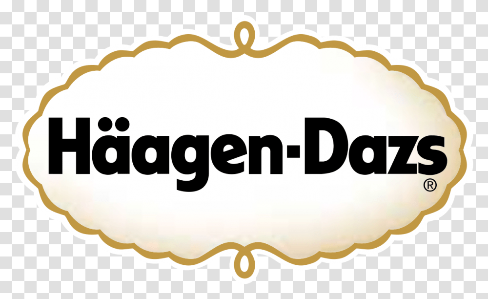 Haagen Dazs Logo Haagen Dazs Ice Cream Logo, Food, Dessert, Pillow, Cushion Transparent Png