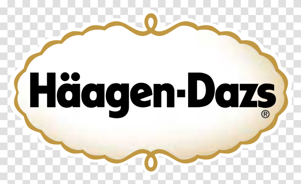Haagen Haagen Dazs Ice Cream Logo, Pillow, Cushion, Food, Dessert Transparent Png
