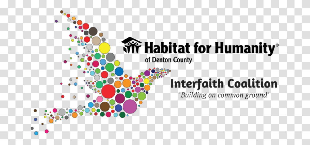 Habitat For Humanity Denton County Colorful Circles Vector Free, Graphics, Art, Christmas Tree, Ornament Transparent Png