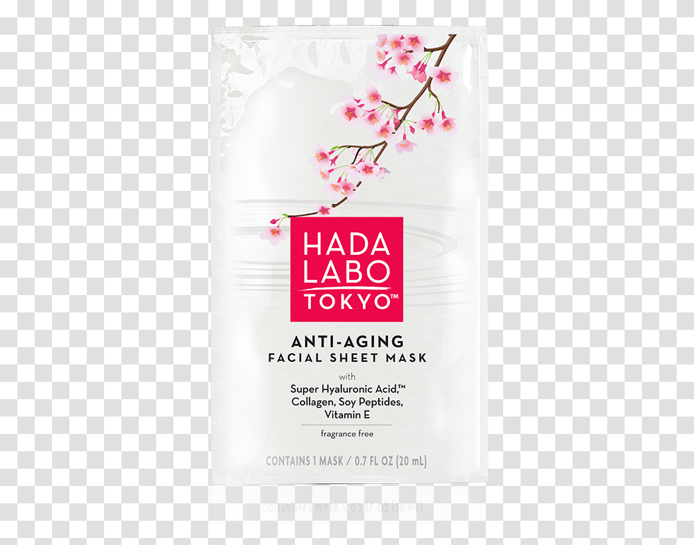 Habo Hada Labo Anti Aging Facial Sheet Mask, Flyer, Poster, Paper, Advertisement Transparent Png