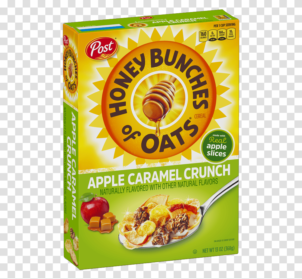 Hac 100 Rte Hbo Apple Caramel Crunch Product Box Breakfast Cereal, Advertisement, Poster, Flyer, Paper Transparent Png