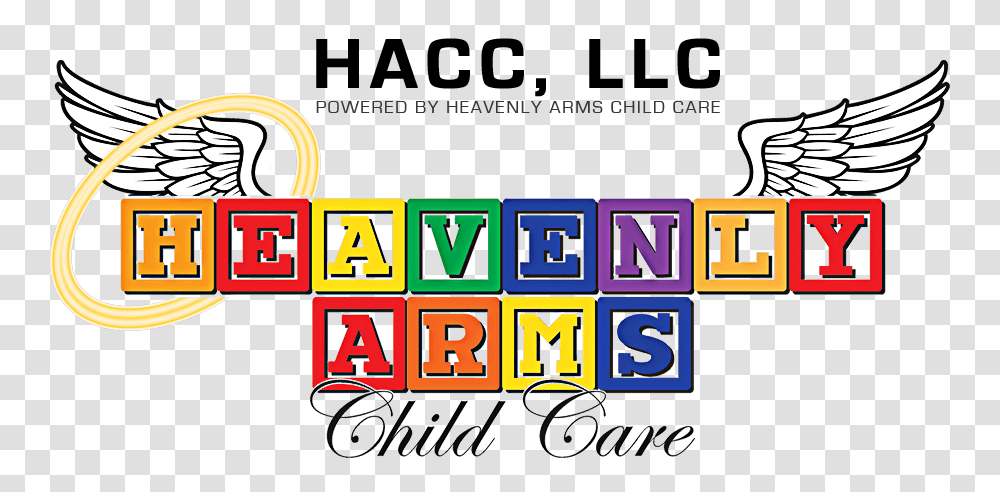Hacc Llc Heavenly Arms Child Care, Word, Alphabet, Home Decor Transparent Png