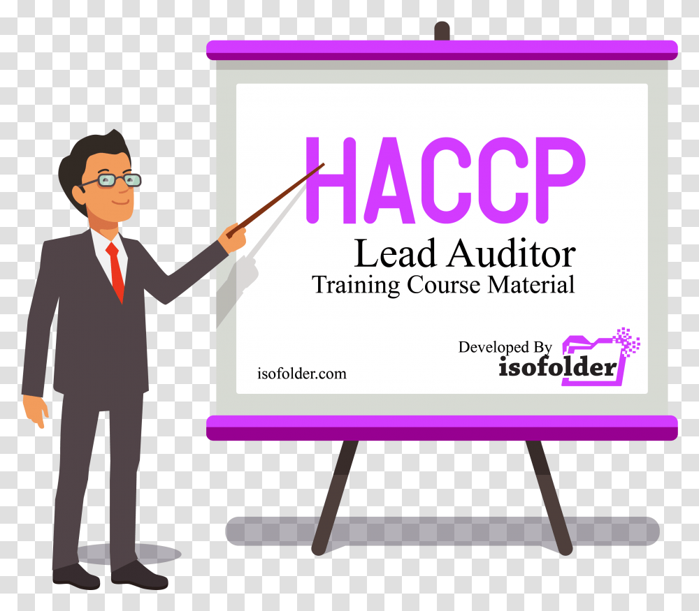 Haccp Lead Auditor Training Material By Isofolder Active Engagement, Person, White Board, Audience Transparent Png