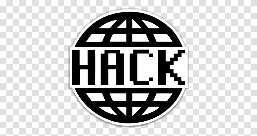Hack Image Hacker Sticker, Stencil, Label, Rug Transparent Png