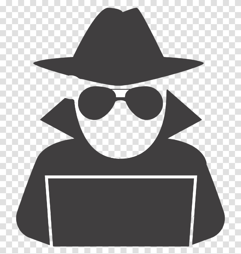 Hacker File Hacker, Clothing, Sunglasses, Silhouette, Stencil Transparent Png