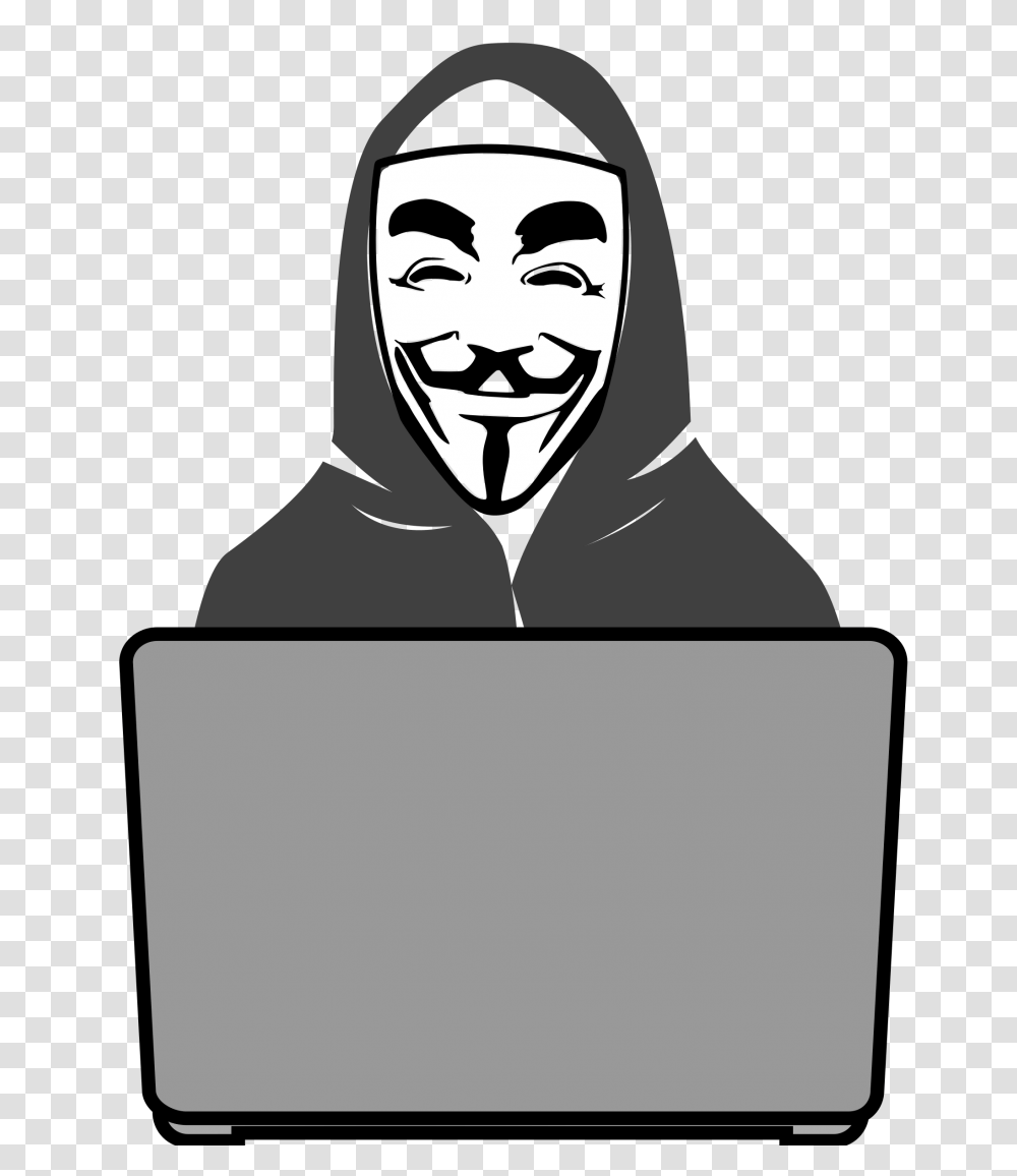 Hacker Hacker, Face, Hoodie, Sweatshirt, Sweater Transparent Png