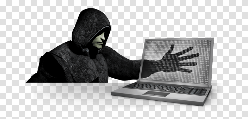 Hacker, Person, Pc, Computer, Electronics Transparent Png