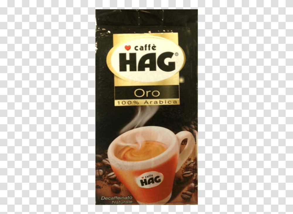 Hag Espresso Oro 100 Arabica Naturally Decaf 250g Caff Hag Espresso, Coffee Cup, Beverage, Drink, Latte Transparent Png