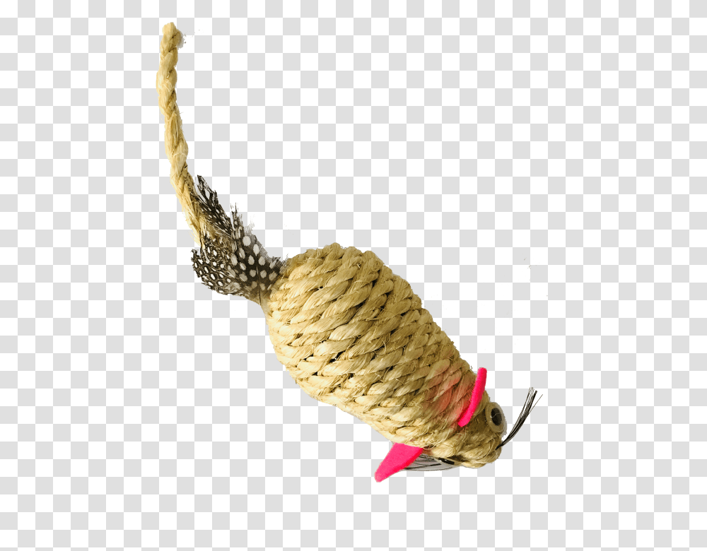 Hagen Crazy Claws Sisal Rope Mouse With Feather Cat Feather Cat Toy, Bird, Animal Transparent Png