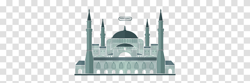 Hagia Projects Photos Videos Logos Illustrations And Dome, Architecture, Building, Mosque, Spire Transparent Png