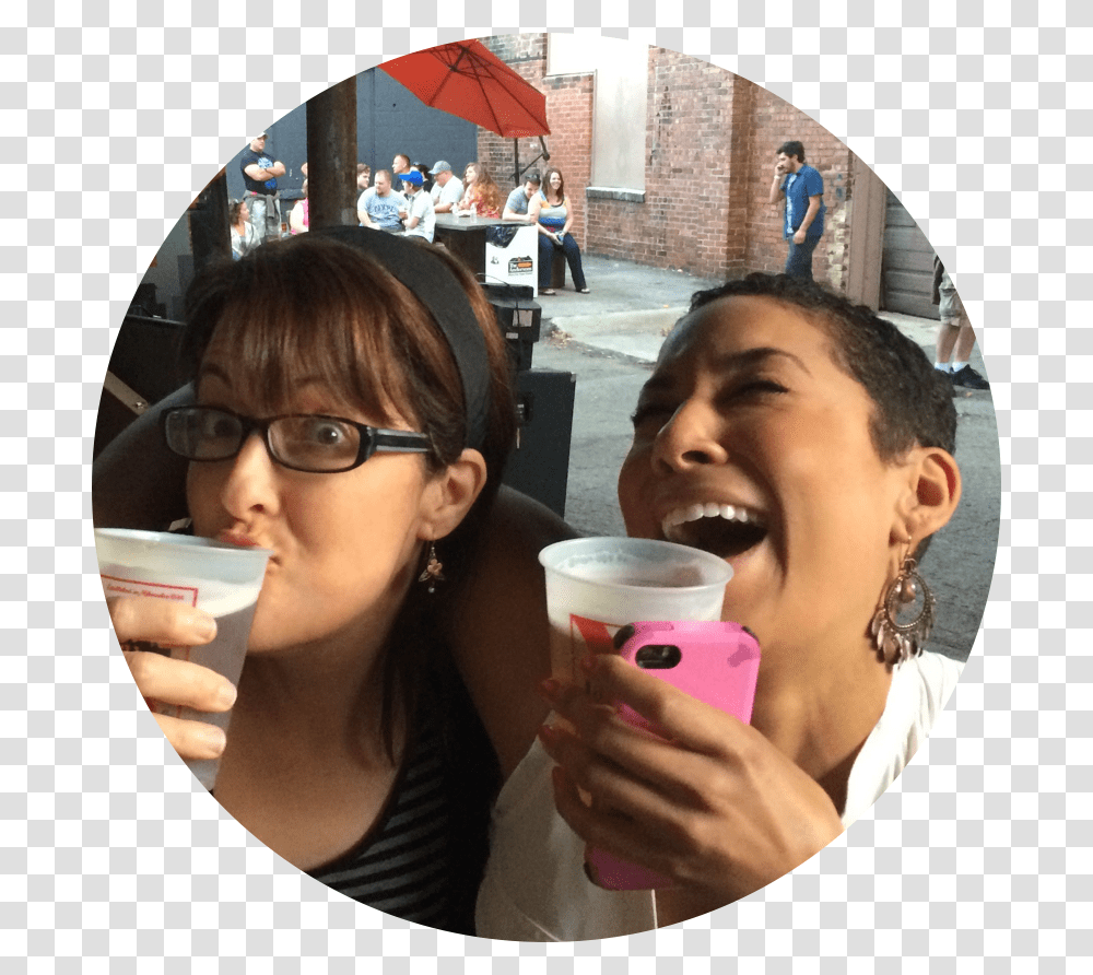 Hahaa Selfie, Face, Person, Coffee Cup, Female Transparent Png