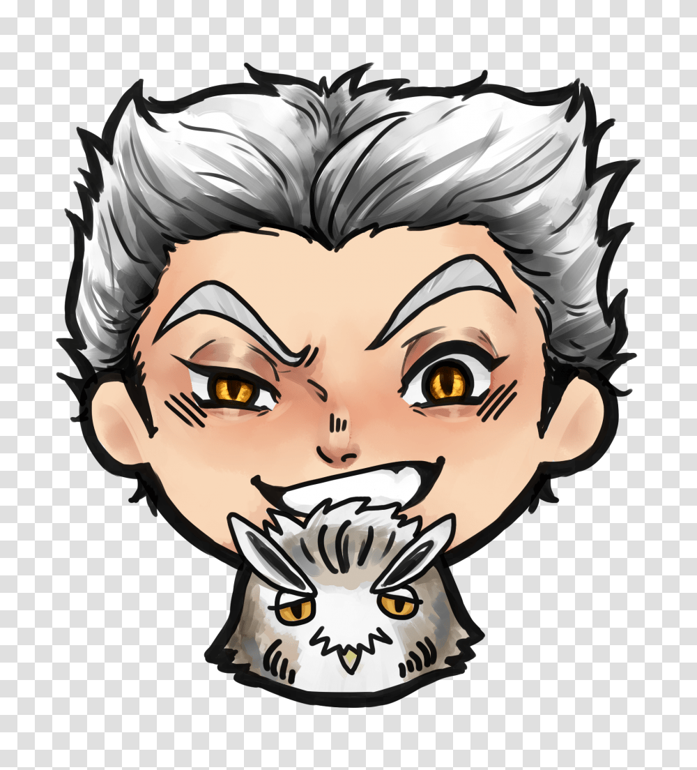 Haikyuu Acrylic Charms Ryonello Tictail, Person, Human, Face, Head Transparent Png