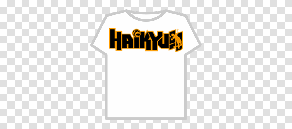 Haikyuu Roblox Amazon T Shirt, Clothing, Apparel, T-Shirt, Sleeve Transparent Png