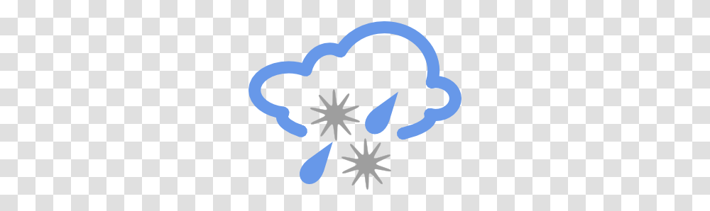 Hail And Rain Weather Symbol Clip Art, Snowflake, Cross, Nature, Light Transparent Png