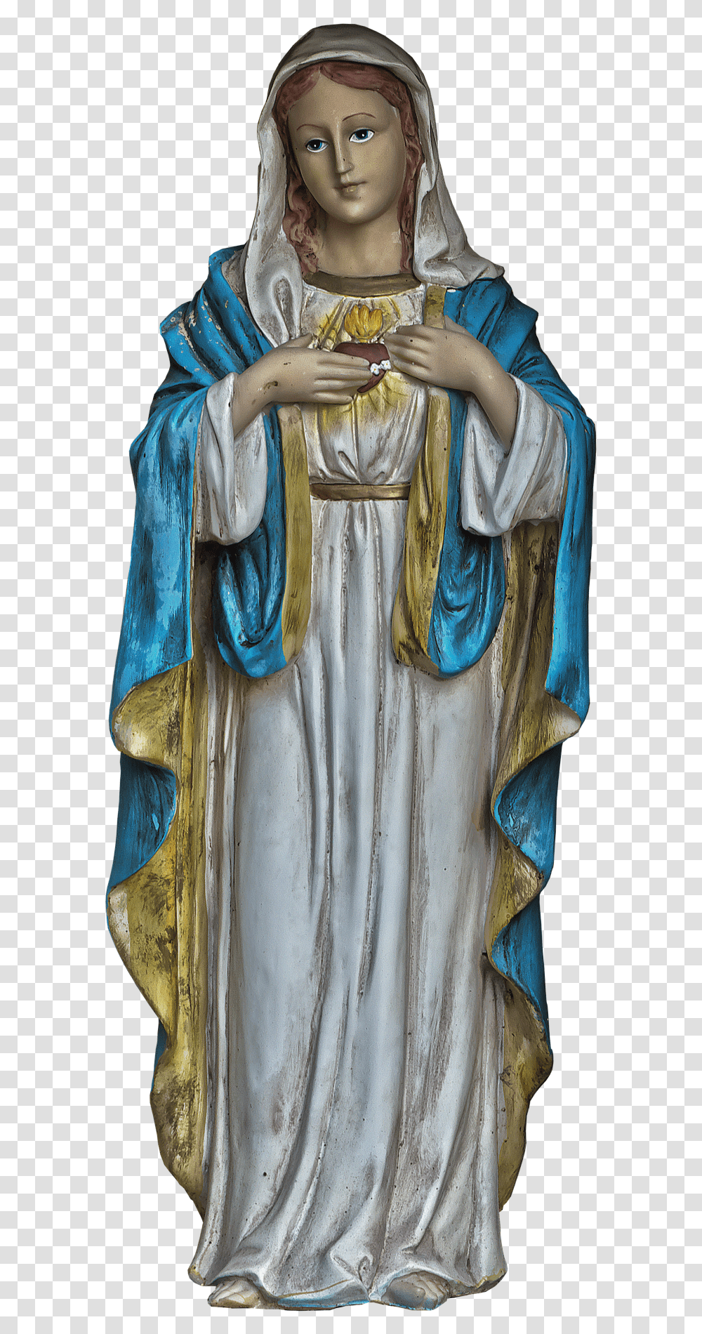 Hail Mary, Sculpture, Statue, Person Transparent Png