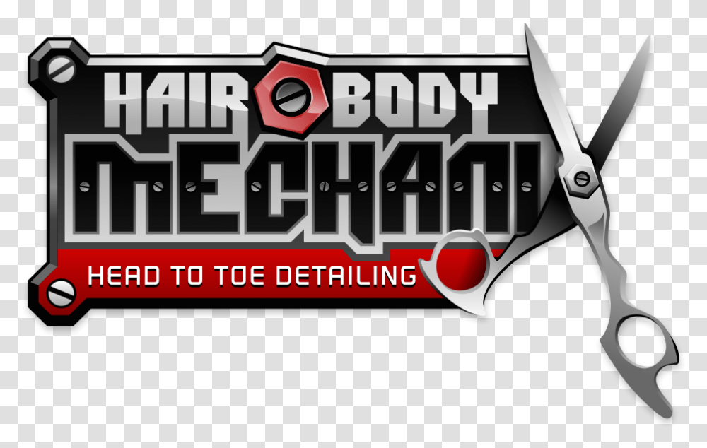 Hair And Body Mechanix, Word, Scissors, Weapon Transparent Png