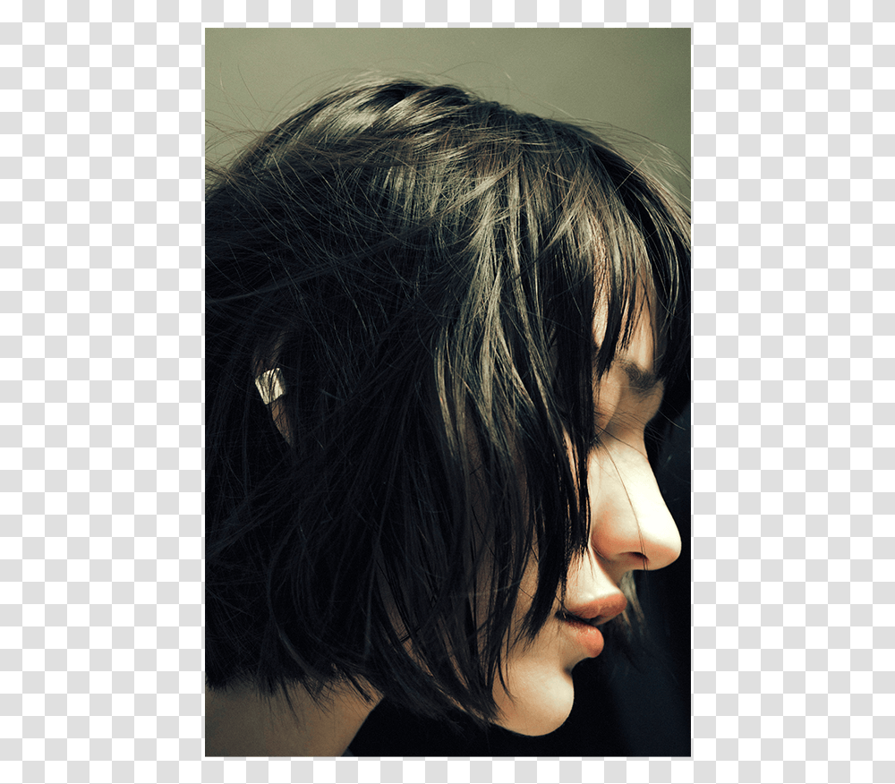 Hair Bangs, Person, Black Hair, Face, Portrait Transparent Png