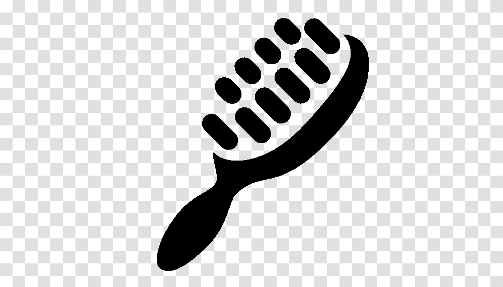 Hair Brush Icon Windows Iconset, Hand, Stencil, Footprint, Cutlery Transparent Png