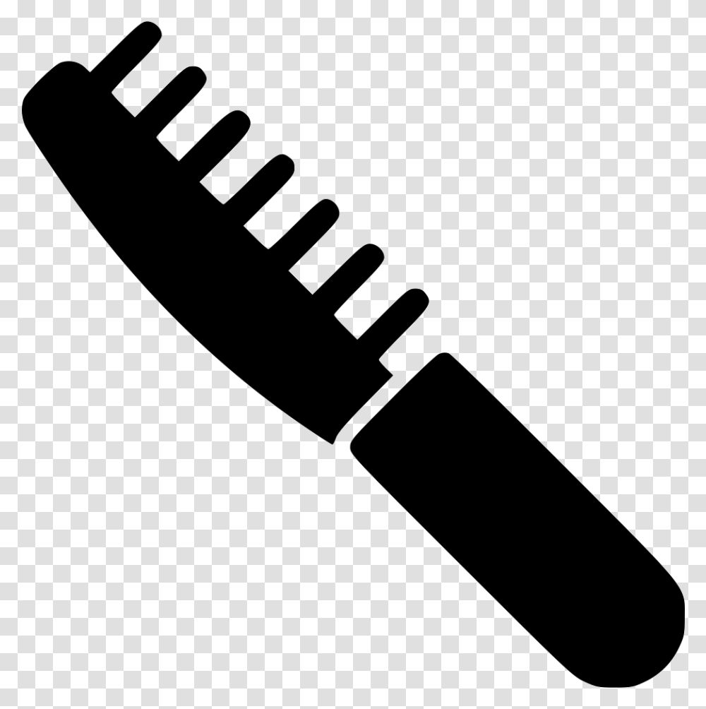 Hair Brush Knife Vector Free, Comb, Weapon, Weaponry, Blade Transparent Png