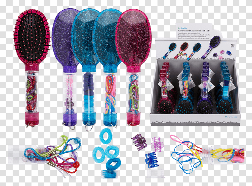 Hair Brush With Accessories, Tool, Cutlery Transparent Png