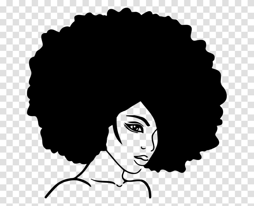 Hair Clipart Afro, Gray, World Of Warcraft Transparent Png