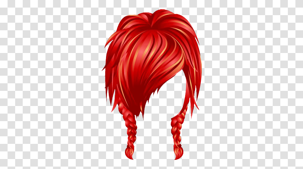 Hair Clipart Pigtail Hair, Dragon, Modern Art Transparent Png