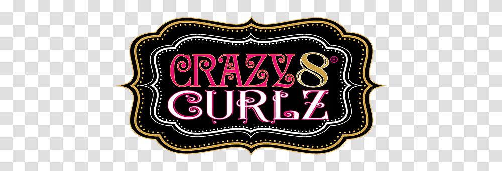Hair Crazy 8 Curlz Illustration, Text, Label, Alphabet, Parade Transparent Png