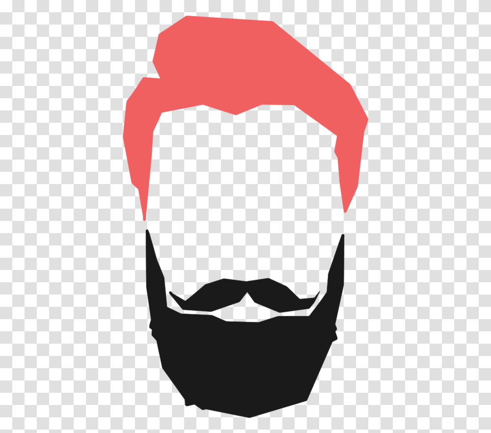 Hair Cut Logo Hairstyle, Stencil, Mustache Transparent Png