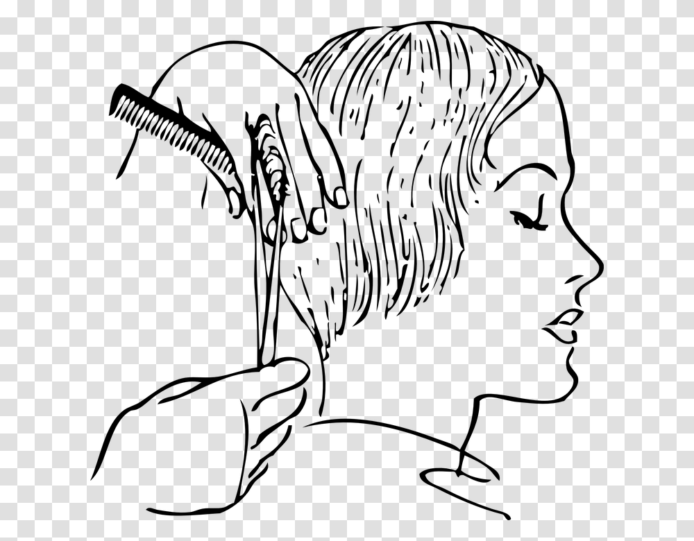 Hair Cutting Clip Art, Gray, World Of Warcraft Transparent Png