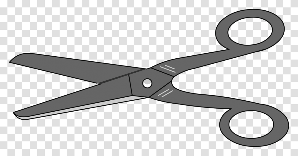 Hair Cutting Shears Scissors Drawing Download, Weapon, Weaponry, Blade Transparent Png