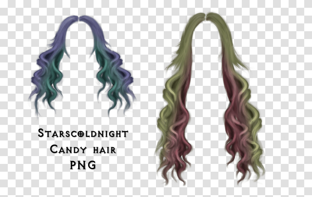 Hair Files Mermaid Hair, Purple, Person Transparent Png
