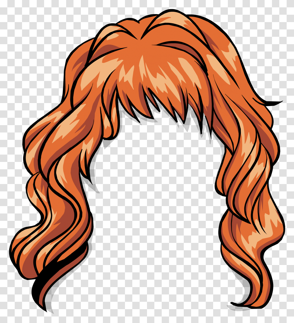 Hair Icon Club Penguin Hair Girl, Symbol, Logo, Trademark, Flame Transparent Png