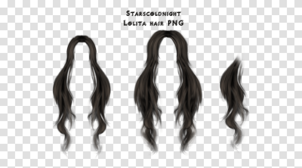 Hair Integrationshair Coloringlong Hairblack Accessoryfontfashion Long Wet Hair, Wig, Person, Human, Fur Transparent Png