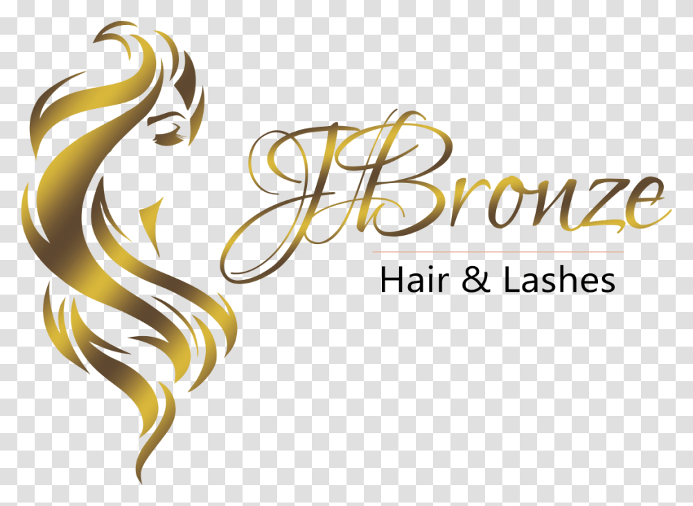 Hair Logo Gold, Floral Design, Pattern Transparent Png
