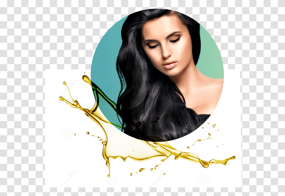 Hair Oil Model Lakme Beauty Sutra Hair Spa, Person, Painting, Face Transparent Png