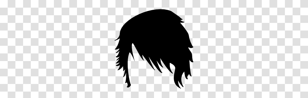 Hair, Person, Silhouette, Stencil, Eagle Transparent Png