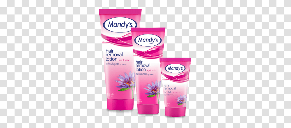 Hair Removal Lotion Mandys Hair Removal Solutions Hair Removal Cream, Bottle, Cosmetics, Shampoo, Label Transparent Png