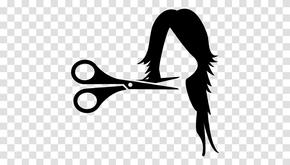 Hair Salon Icon, Silhouette, Scissors, Blade, Weapon Transparent Png