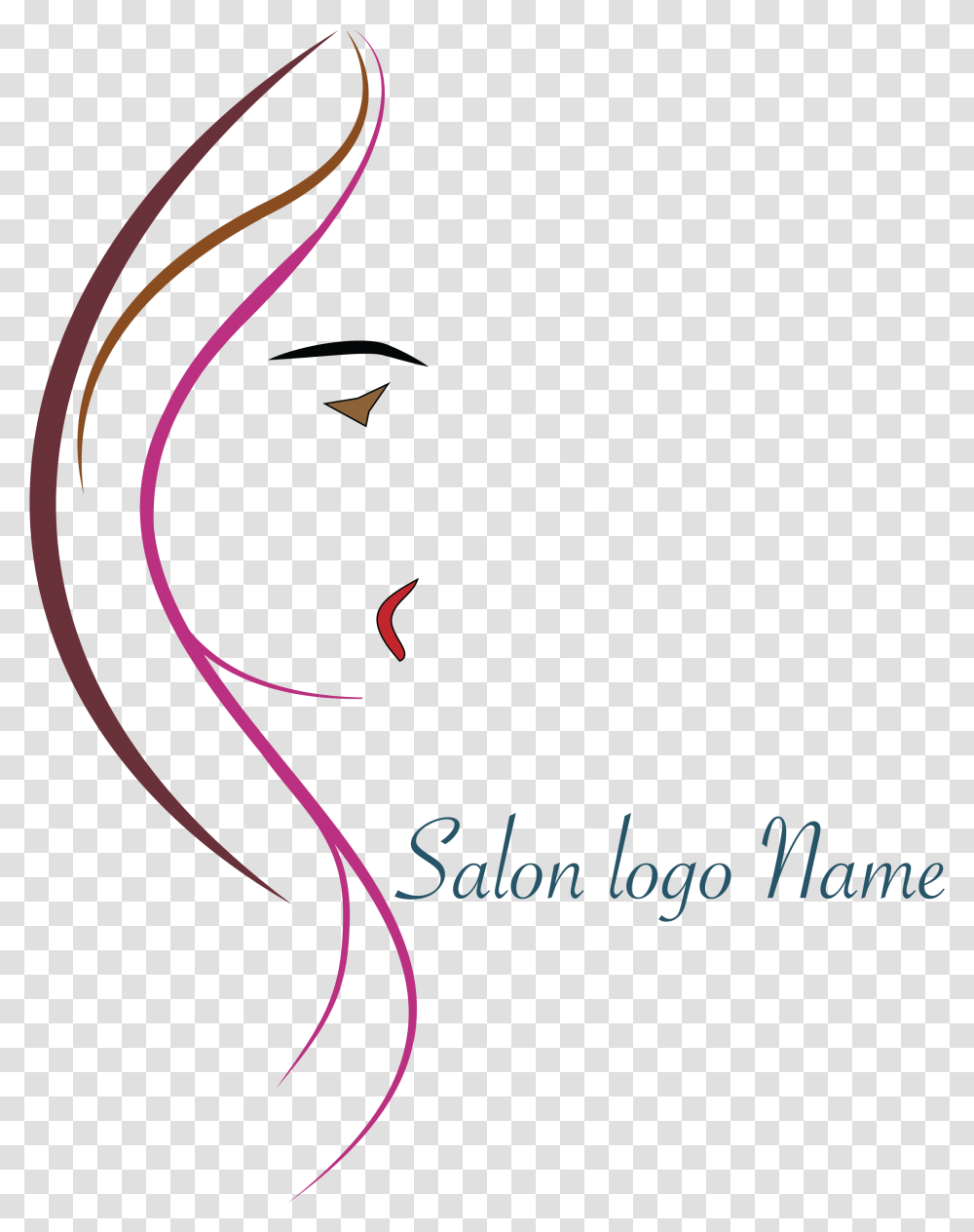 Hair Salon Logo Beauty Parlour Names And Logos, Floral Design, Pattern Transparent Png