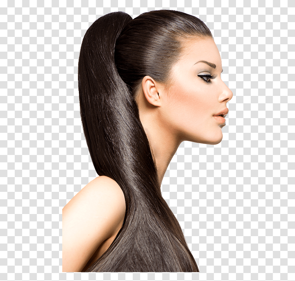 Hair Studio 105 Salon Indian Oil Sleek Braids, Person, Human, Ponytail, Face Transparent Png
