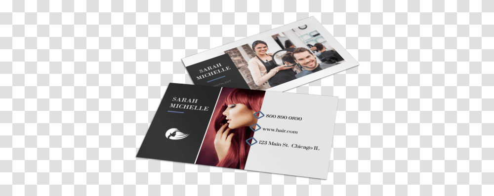 Hair Stylist Business Card Template Preview, Person, Human, Poster, Advertisement Transparent Png