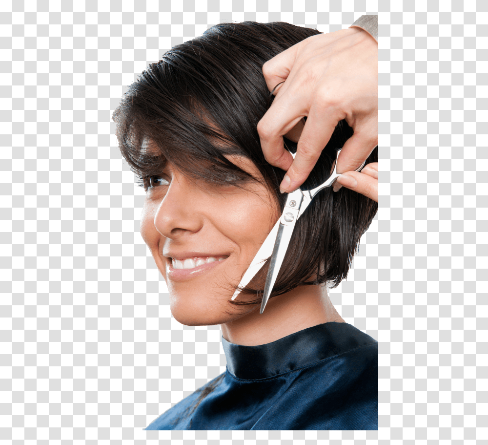 Hair Stylist Download Hd Pics Of Hair Cutting, Person, Face, Head, Blade Transparent Png